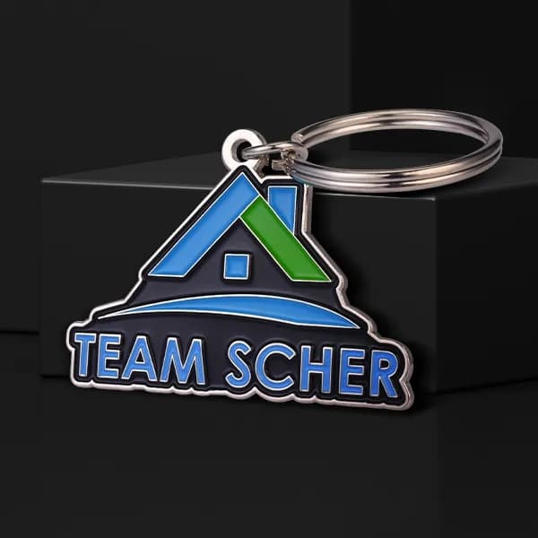 1.5" Soft Enamel Keychain