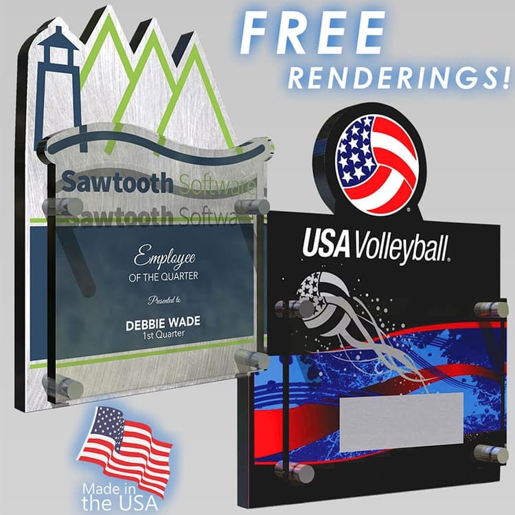 Logocut Series 900 Custom Acrylic Plaque