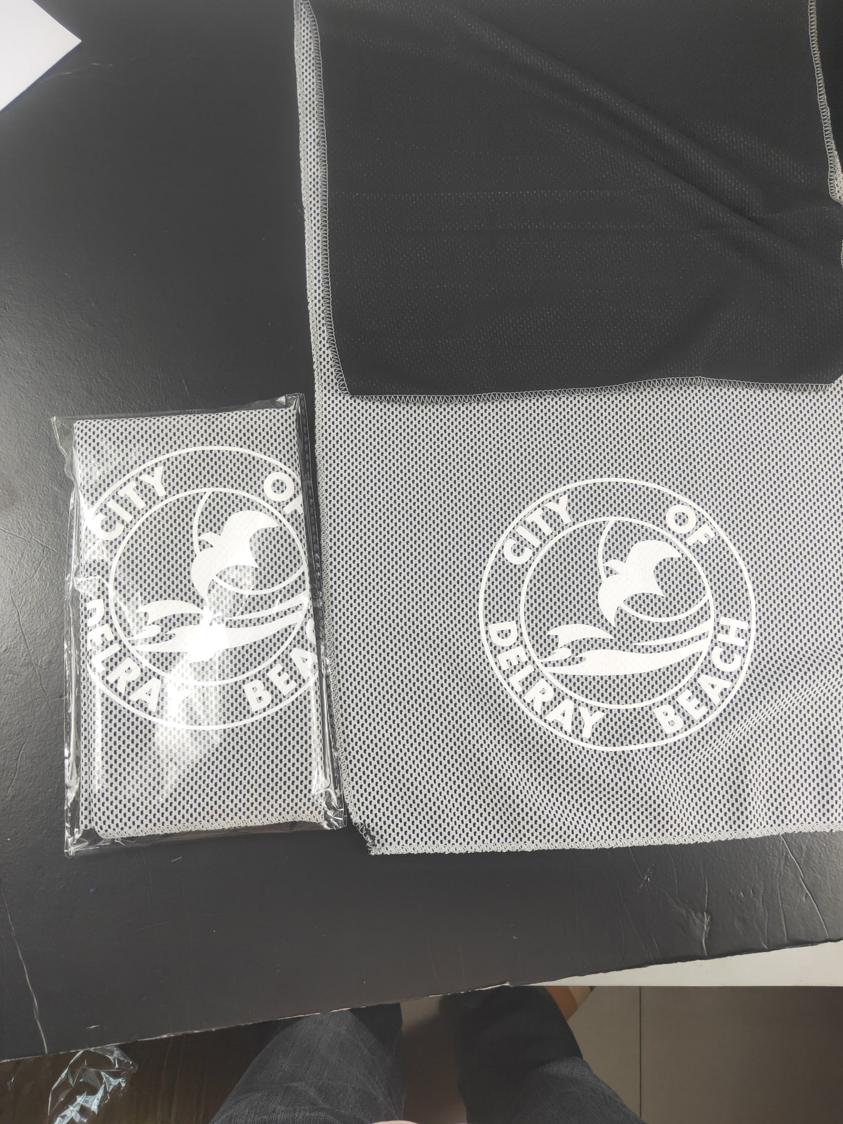 Branded towels for a city program for City of Delray Beach, Delray Beach, FL