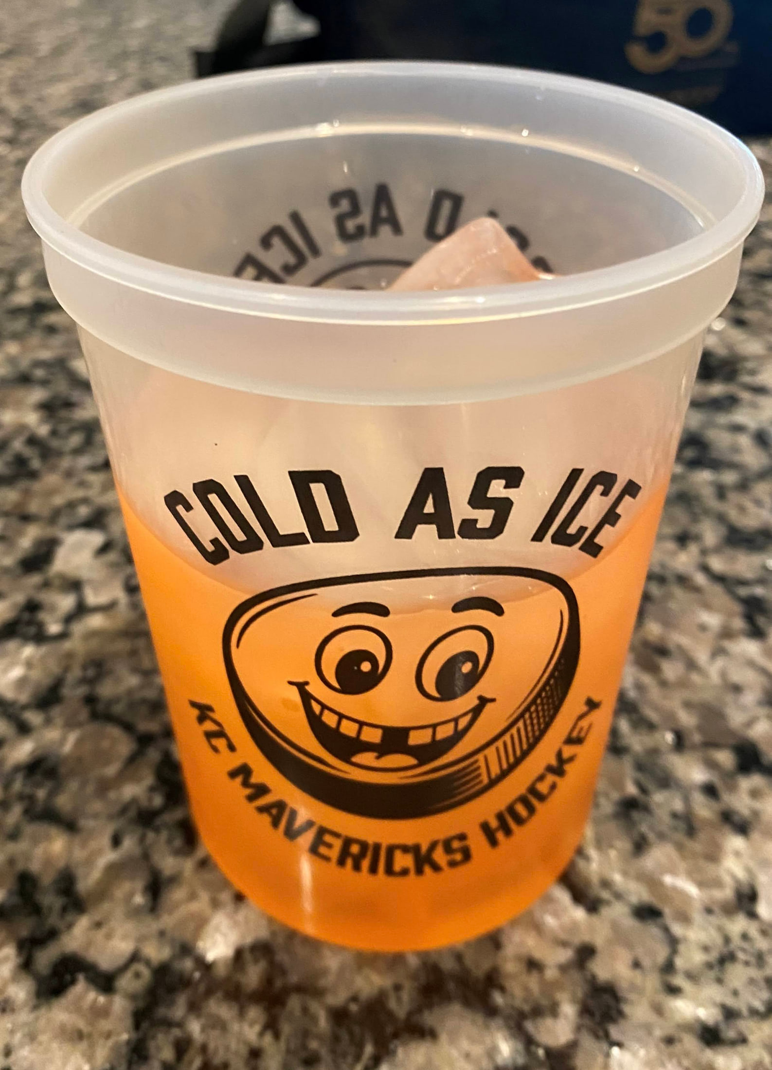 Stadium cup for a hockey club promotion for KC Mavericks Hockey
