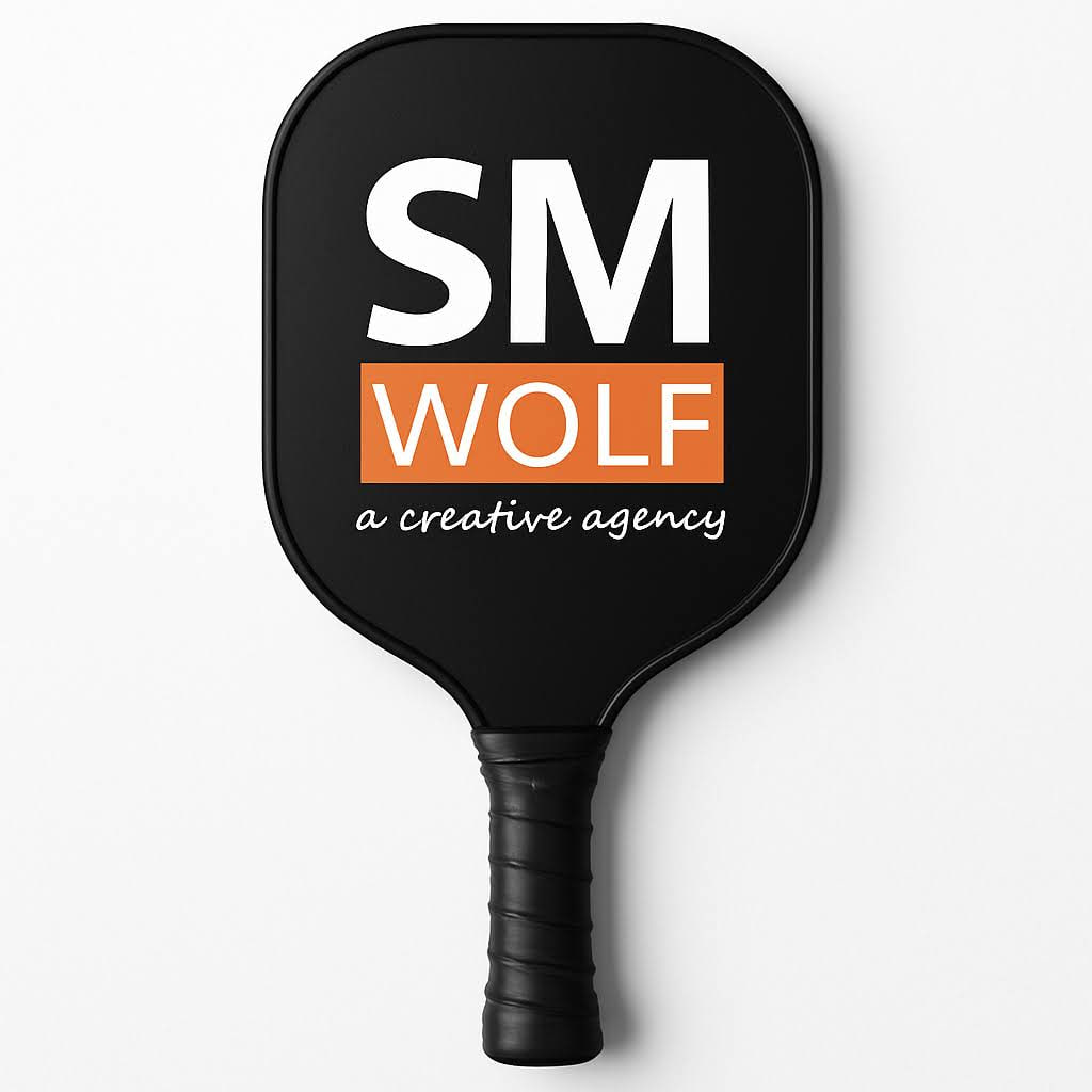 Our own mark on a pickleball paddle for SM WOLF, West Palm Beach, FL